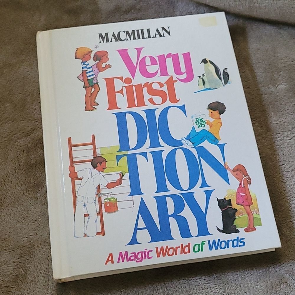 VINTAGE MacMillan 'Very First Dictionary' 1983